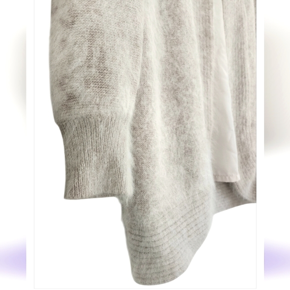 EDDIE DASSIN vintage rabbit hair/lambswool cardigan sweater, size L - Picture 3 of 6